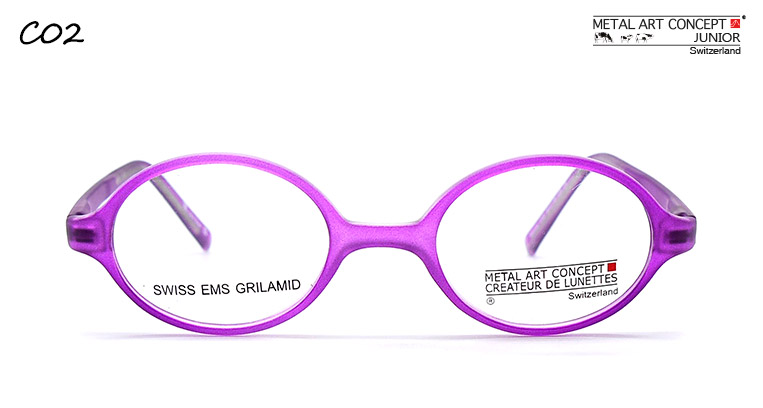 c02f violette lunettes enfants