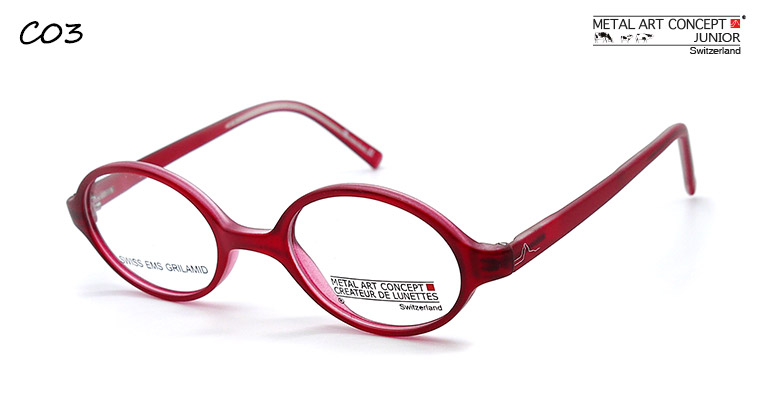 c03 lunettes rouge junior