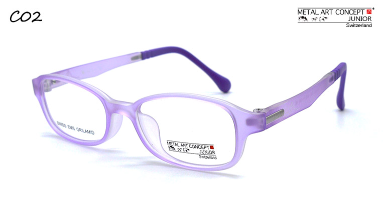 c02 violet transparent lunettes