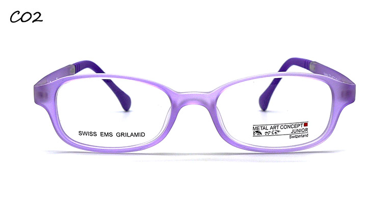 c02f enfant lunettes violette