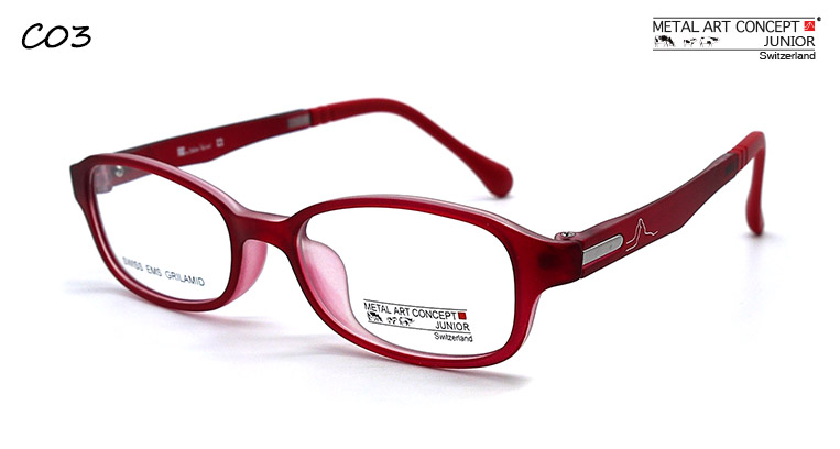 c03 lunettes rouge solide