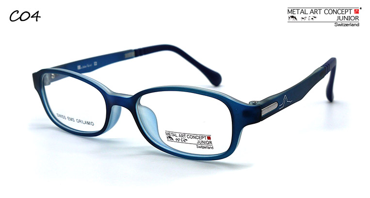 c04 lunettes bleu fonce